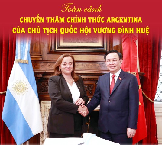 TOÀN CẢNH CHUYẾN THĂM CHÍNH THỨC ARGENTINA CỦA CHỦ TỊCH QUỐC HỘI VƯƠNG ĐÌNH HUỆ